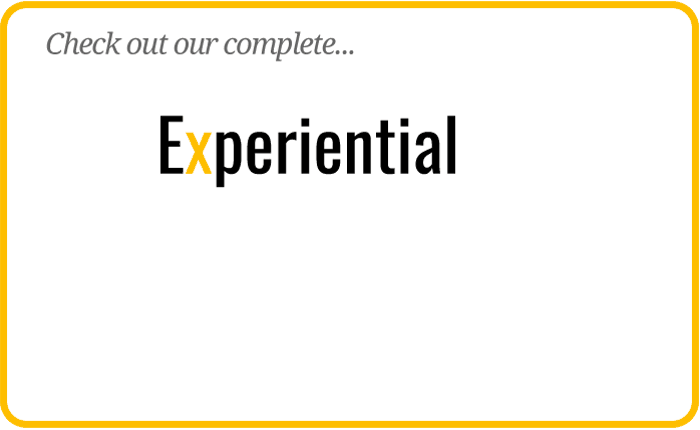 Check out our complete Experiential Entrepreneurship Curriculum