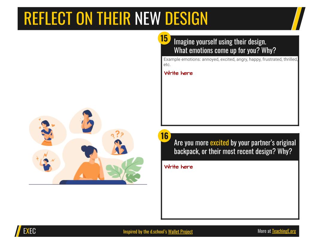 design thinking reflection